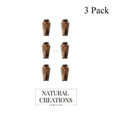 smoky quartz cut earrings